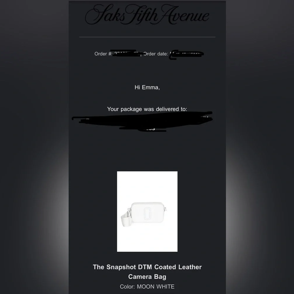 Marc Jacobs Snapshot Bag in Moon White - Picture 7 of 7